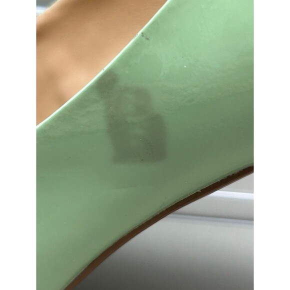 Naturalizer Anna Womens Pumps Mint Patent Leather Comfort Stiletto Size 8M - Picture 4 of 8